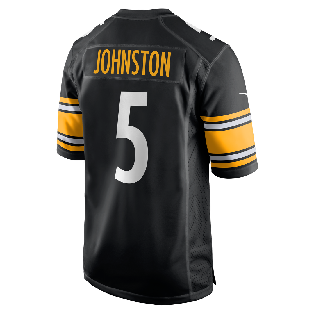 Pittsburgh Steelers Cameron Johnston Nike Black Game Jersey