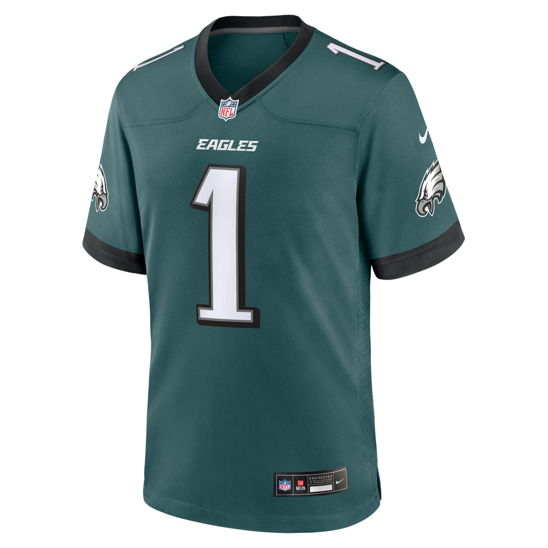 Philadelphia Eagles Jalen Hurts Nike Black Alternate Game Jersey