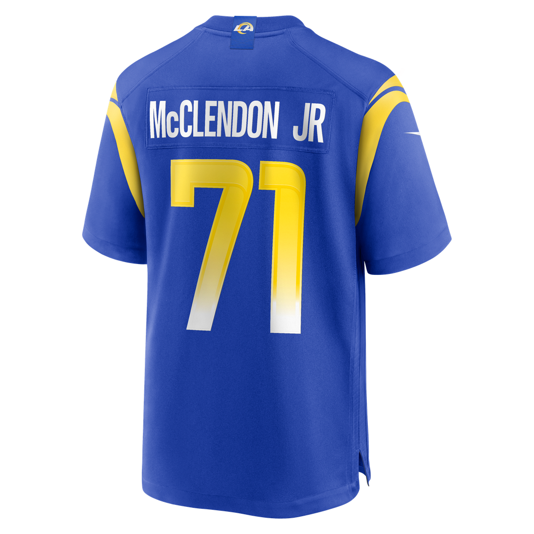Los Angeles Rams Warren McClendon Jr. Nike Royal Team Game Jersey