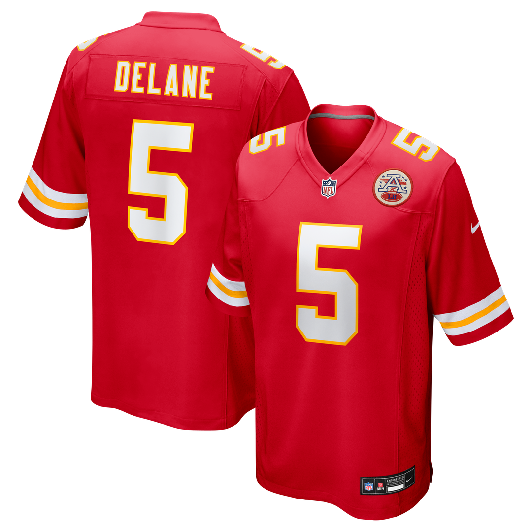 Kansas City Chiefs Mansoor Delane Nike White Game Jersey