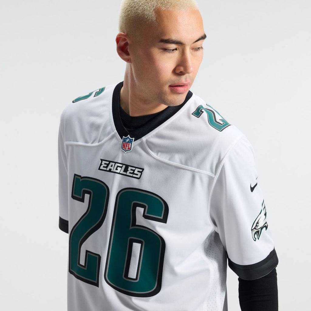 Philadelphia Eagles Saquon Barkley Nike Black Alternate Game Jersey
