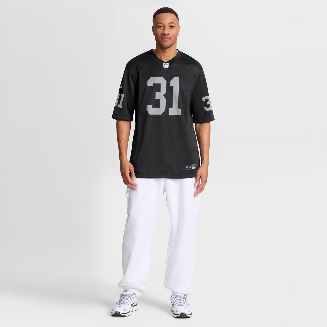Las Vegas Raiders Raheem Mostert Nike Black Team Game Jersey