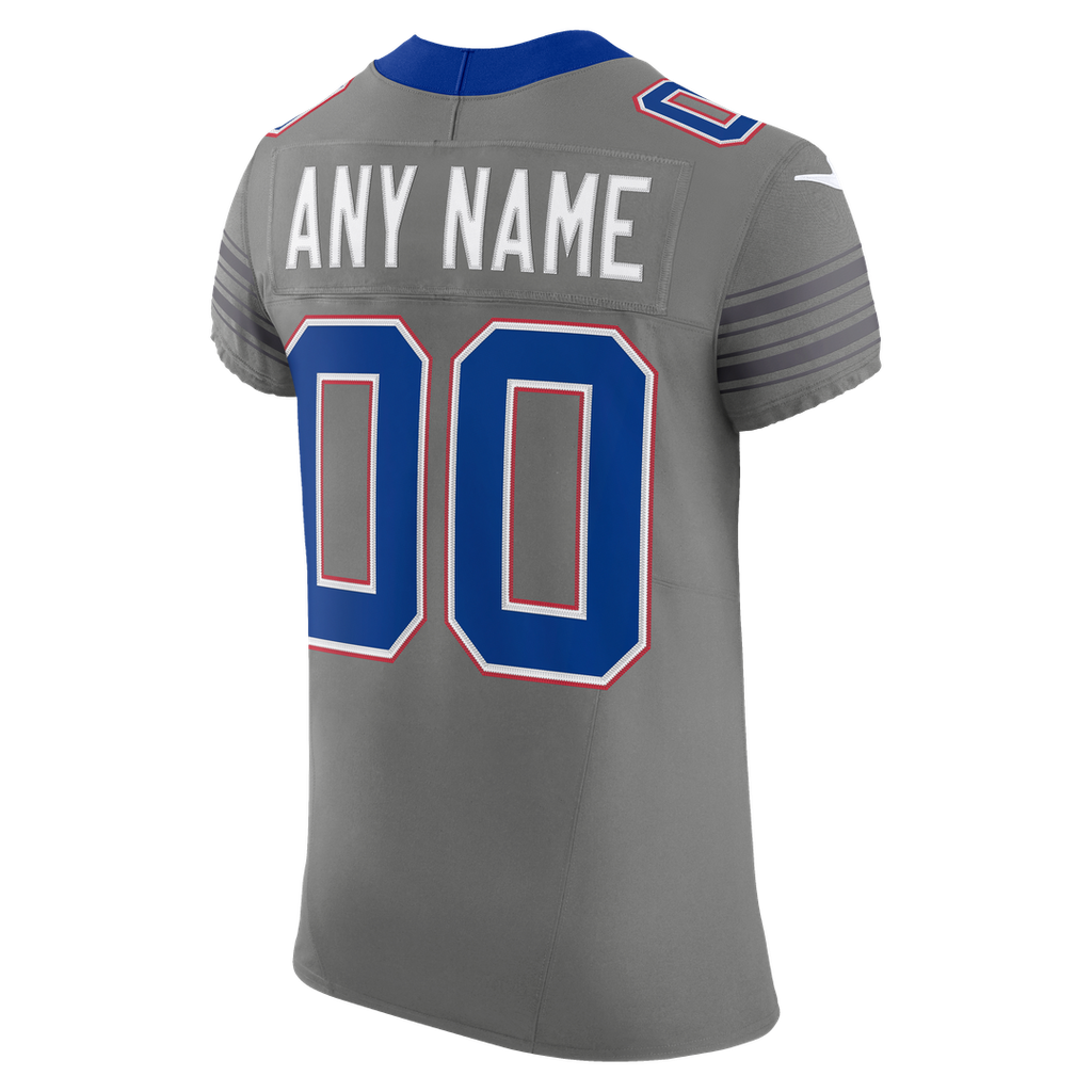 Buffalo Bills Nike Gray Nickel City Vapor F.U.S.E. Custom Elite Jersey