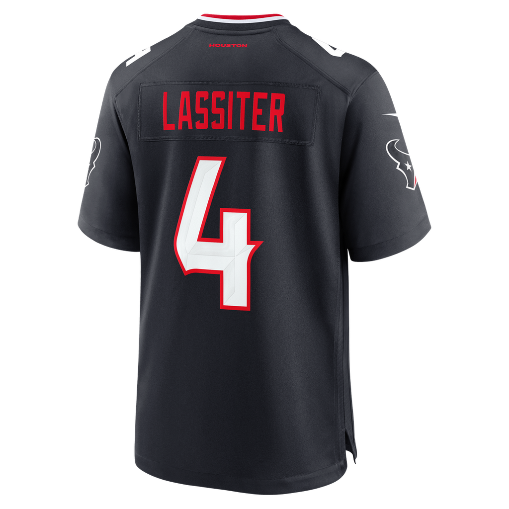 Houston Texans Kamari Lassiter Nike Navy Team Game Jersey