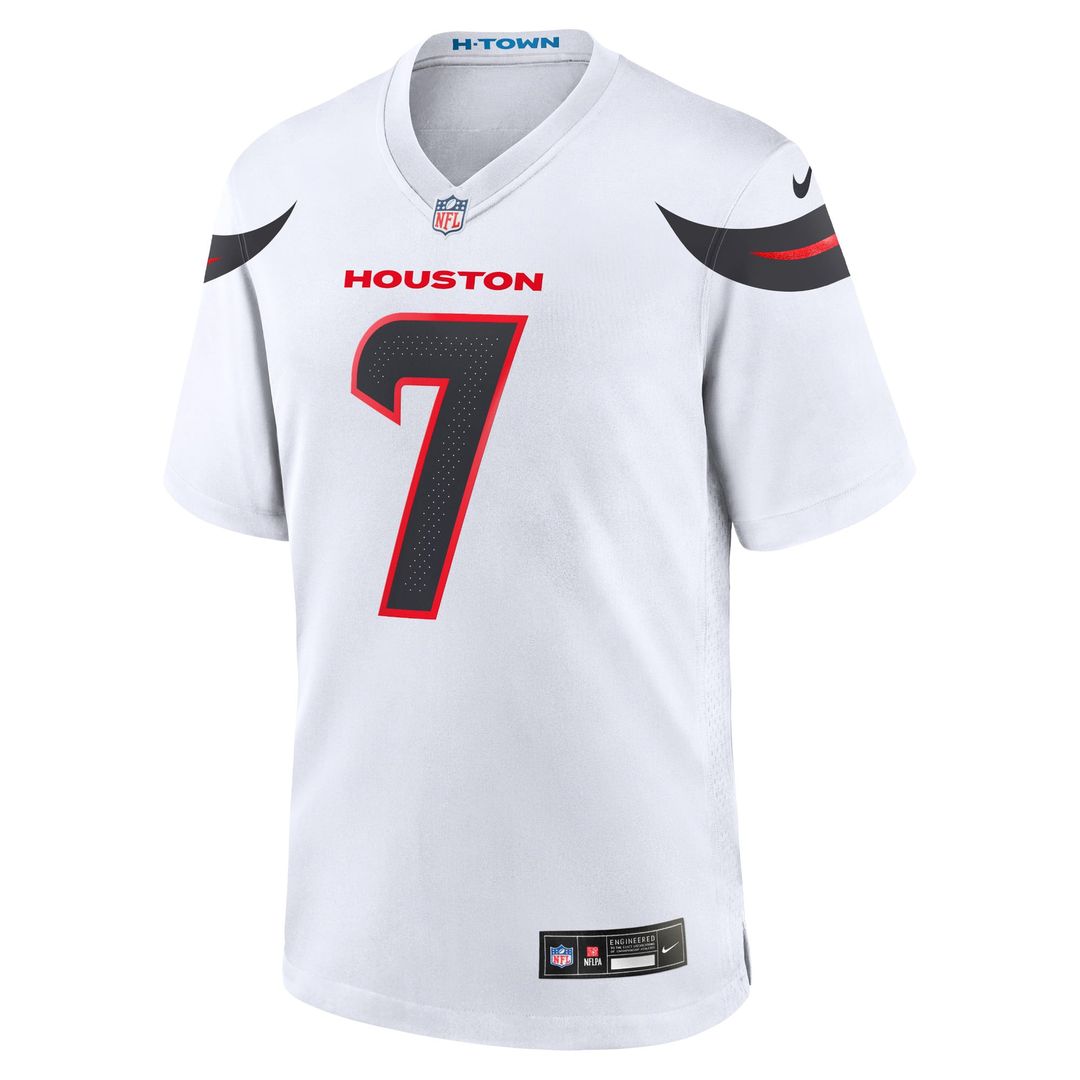 Houston Texans C.J. Stroud Nike White Game Jersey