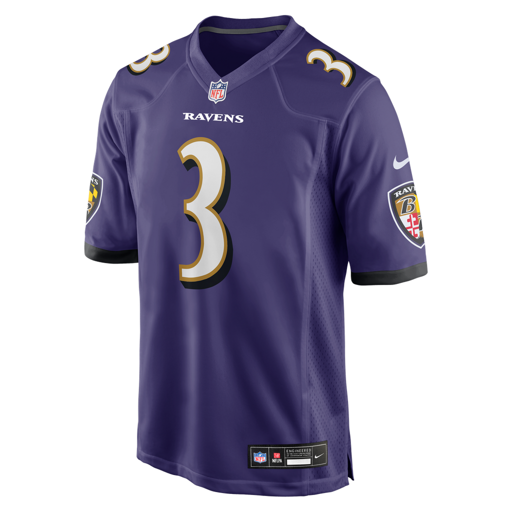 Baltimore Ravens Chidobe Awuzie Nike Purple Team Game Jersey