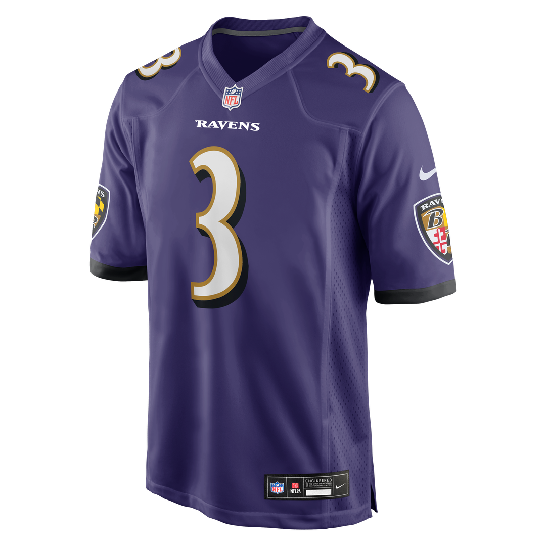 Baltimore Ravens Chidobe Awuzie Nike Purple Team Game Jersey
