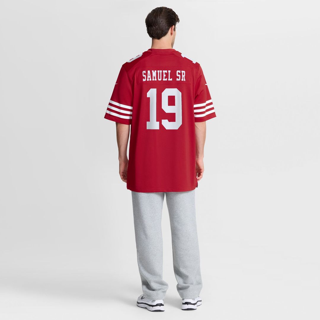 San Francisco 49ers Deebo Samuel Sr Nike Scarlet Team Game Jersey
