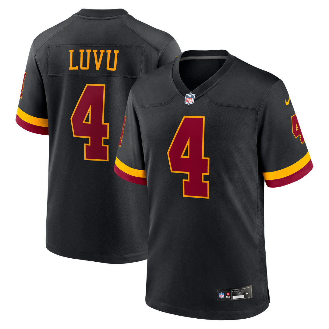 Washington Commanders Frankie Luvu Nike Black Hail Raiser Alternate Game Jersey