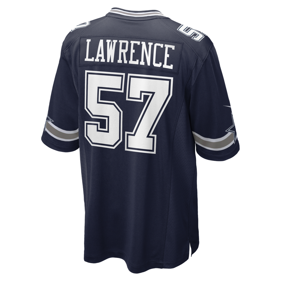 Dallas Cowboys Malachi Lawrence Nike Navy Team Game Jersey