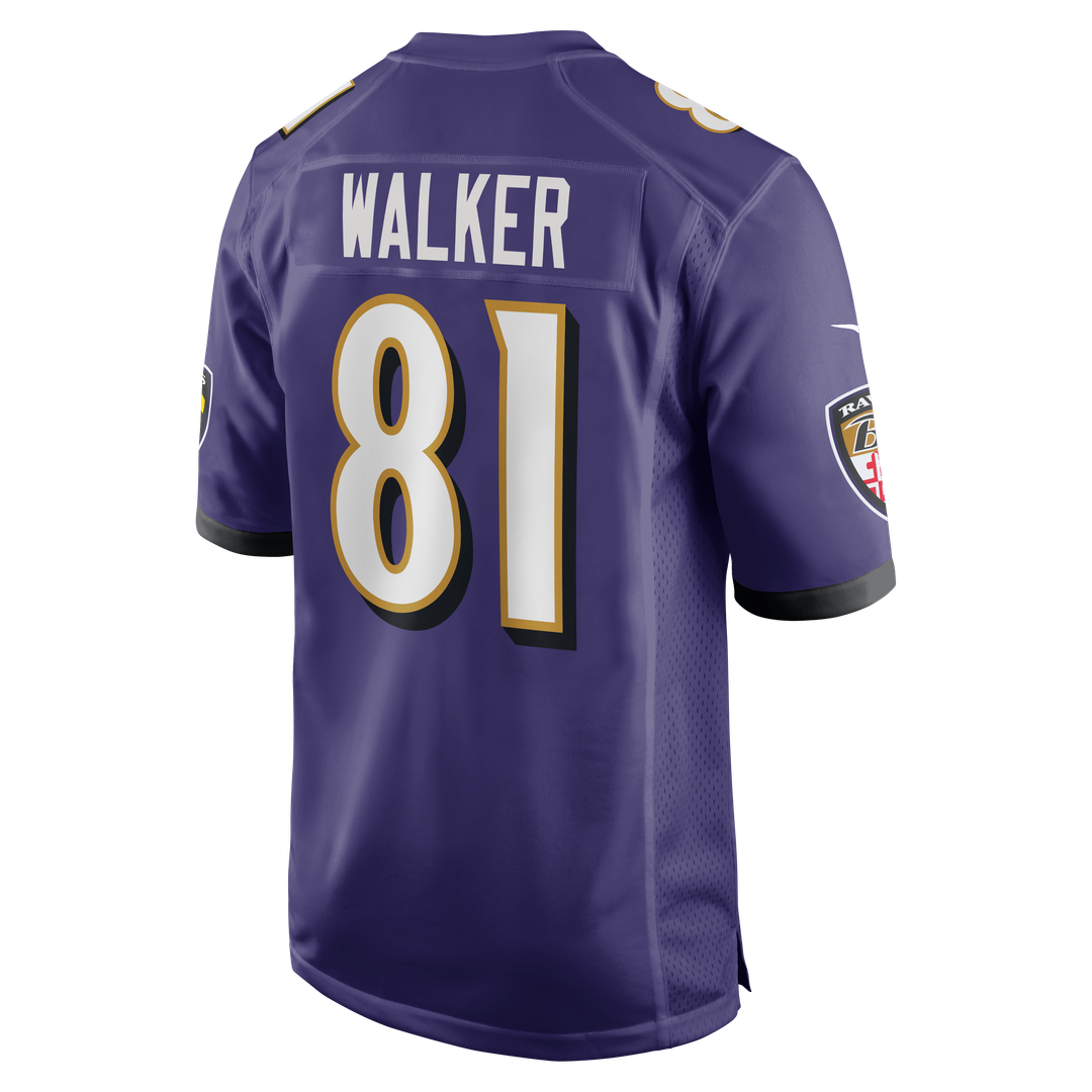 Baltimore Ravens Devontez Walker Nike Purple Team Game Jersey