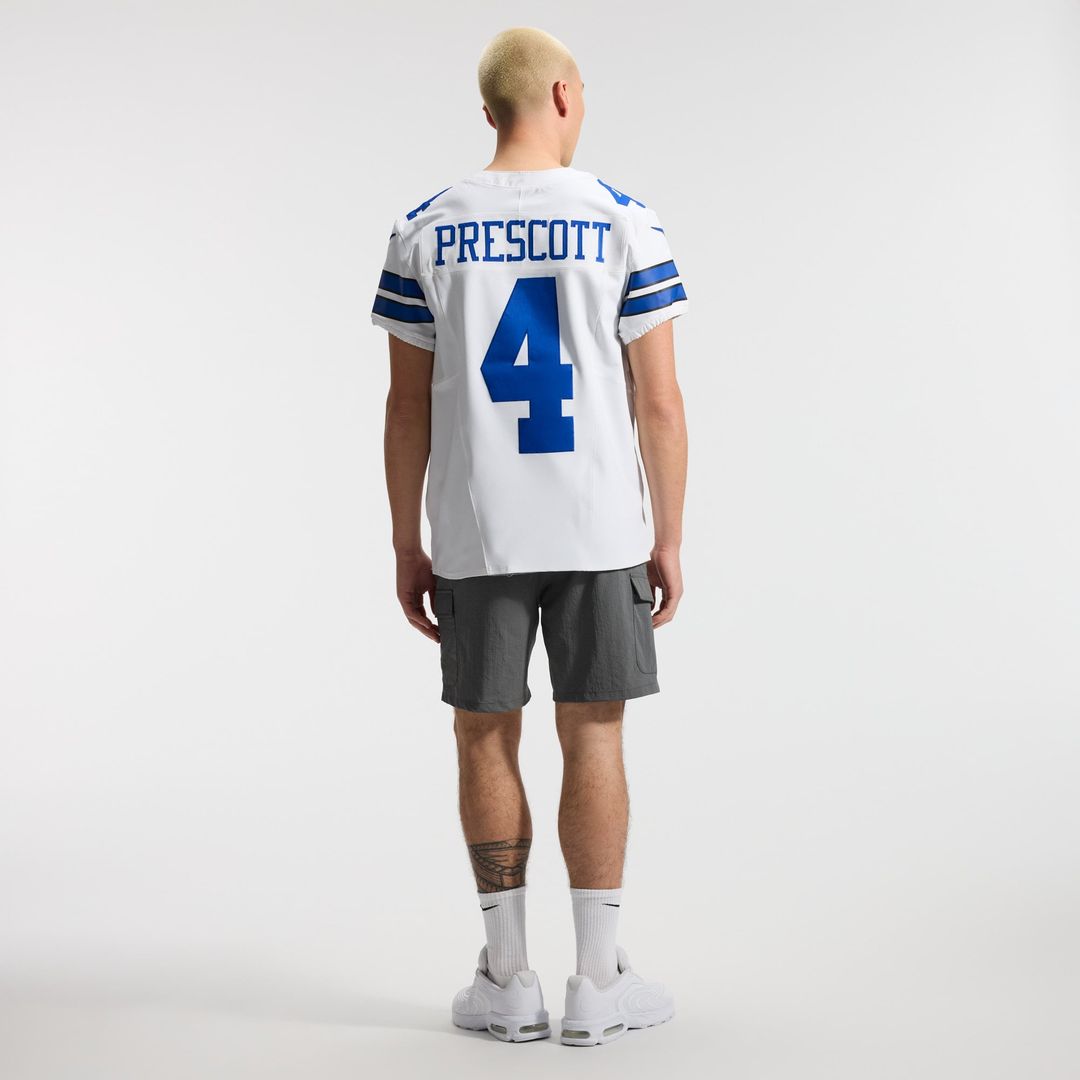 Dallas Cowboys Dak Prescott Nike White Vapor F.U.S.E. Elite Jersey