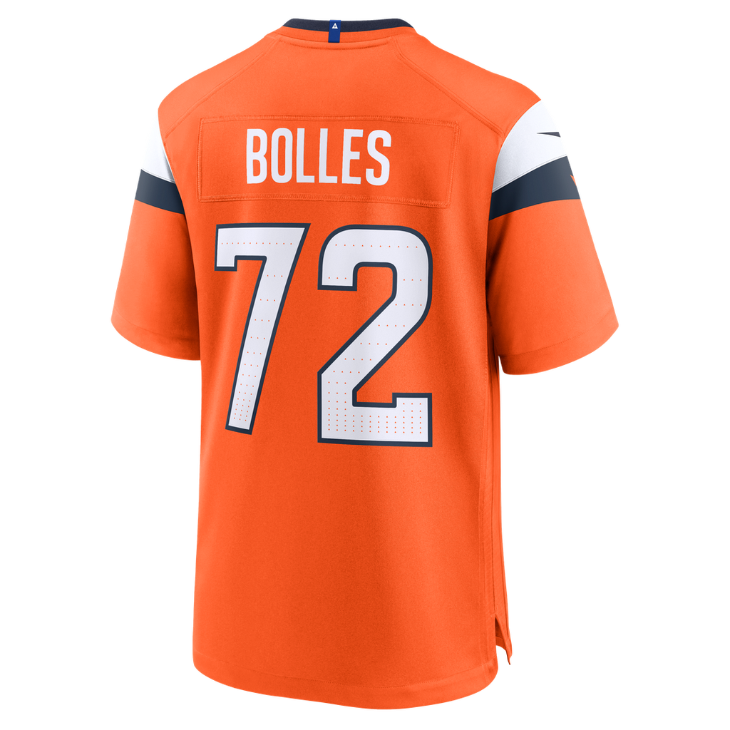 Denver Broncos Garett Bolles Nike Orange Team Game Jersey