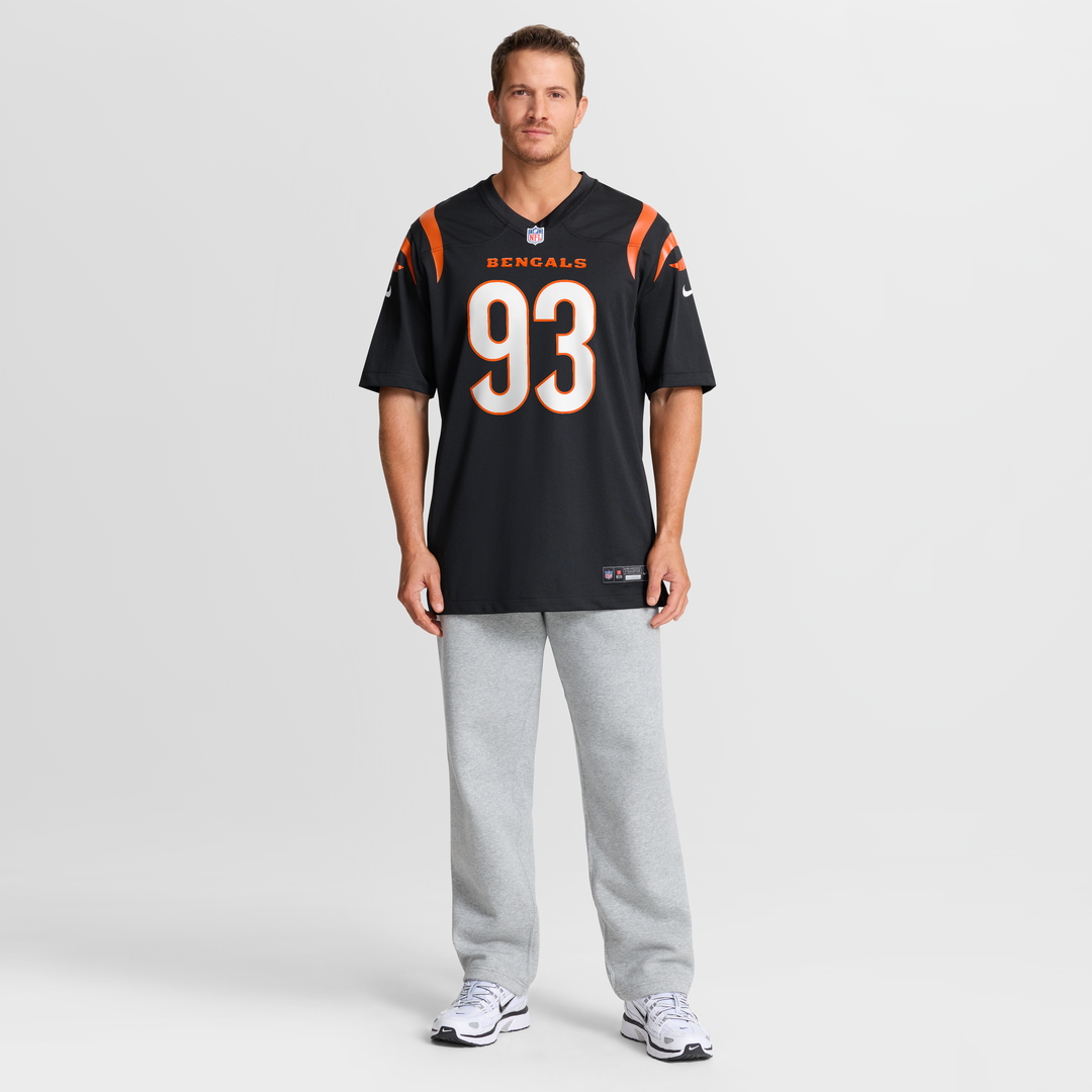 Cincinnati Bengals Jonathan Allen Nike Black Team Game Jersey