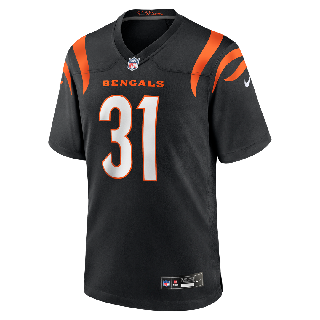 Cincinnati Bengals Ickey Woods Nike Black Retired Player Game Jersey