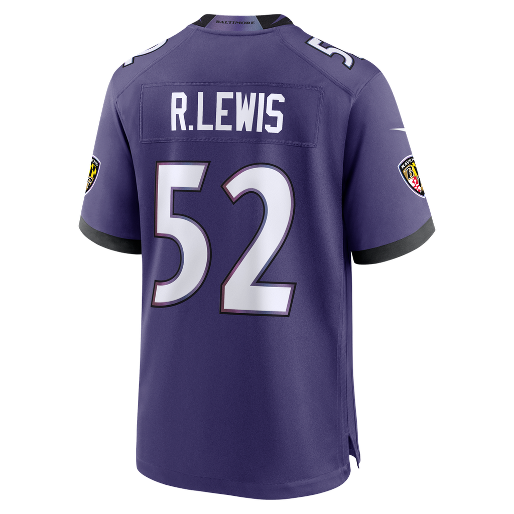 Baltimore Ravens Ray Lewis Nike Purple Team Retired Player Game Jersey
