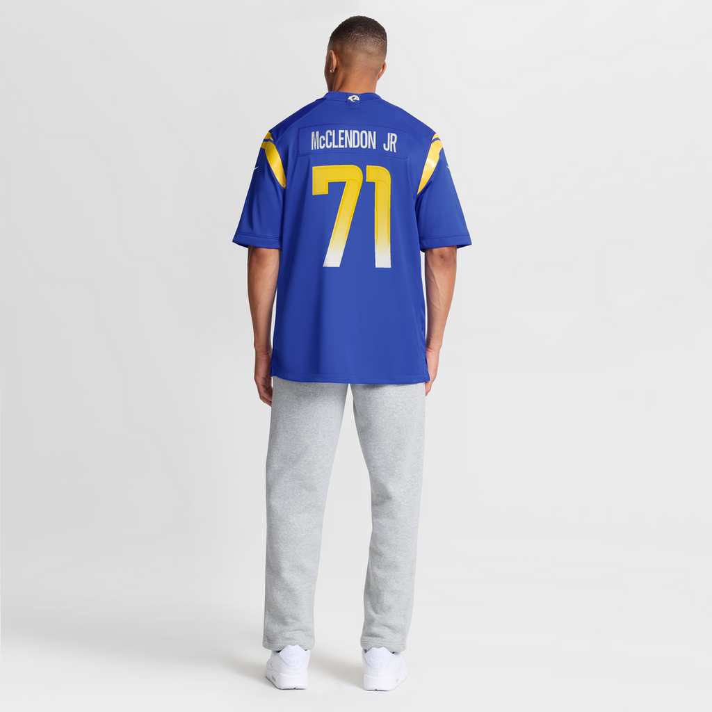 Los Angeles Rams Warren McClendon Jr. Nike Royal Team Game Jersey