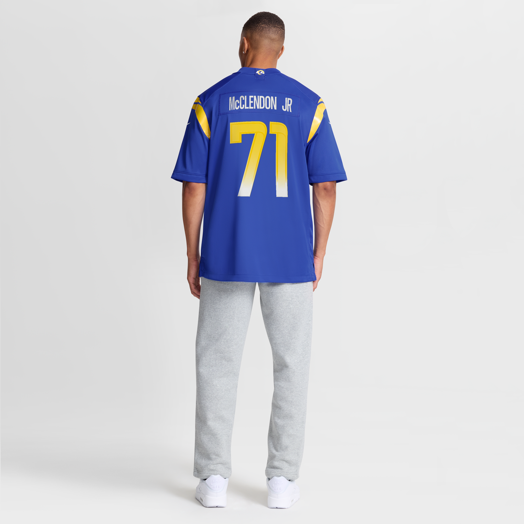 Los Angeles Rams Warren McClendon Jr. Nike Royal Team Game Jersey