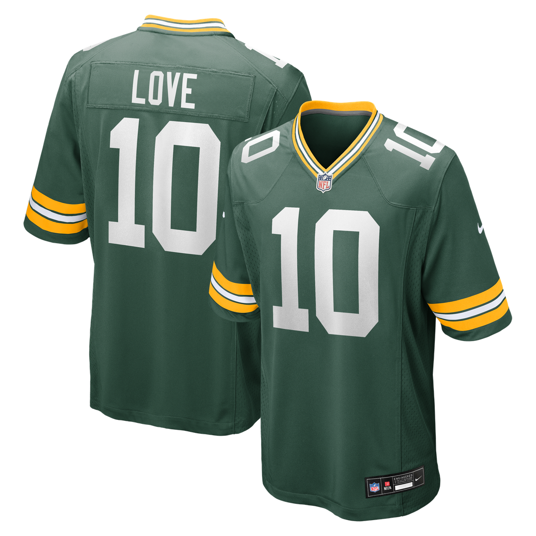 Green Bay Packers Jordan Love Nike White Game Jersey