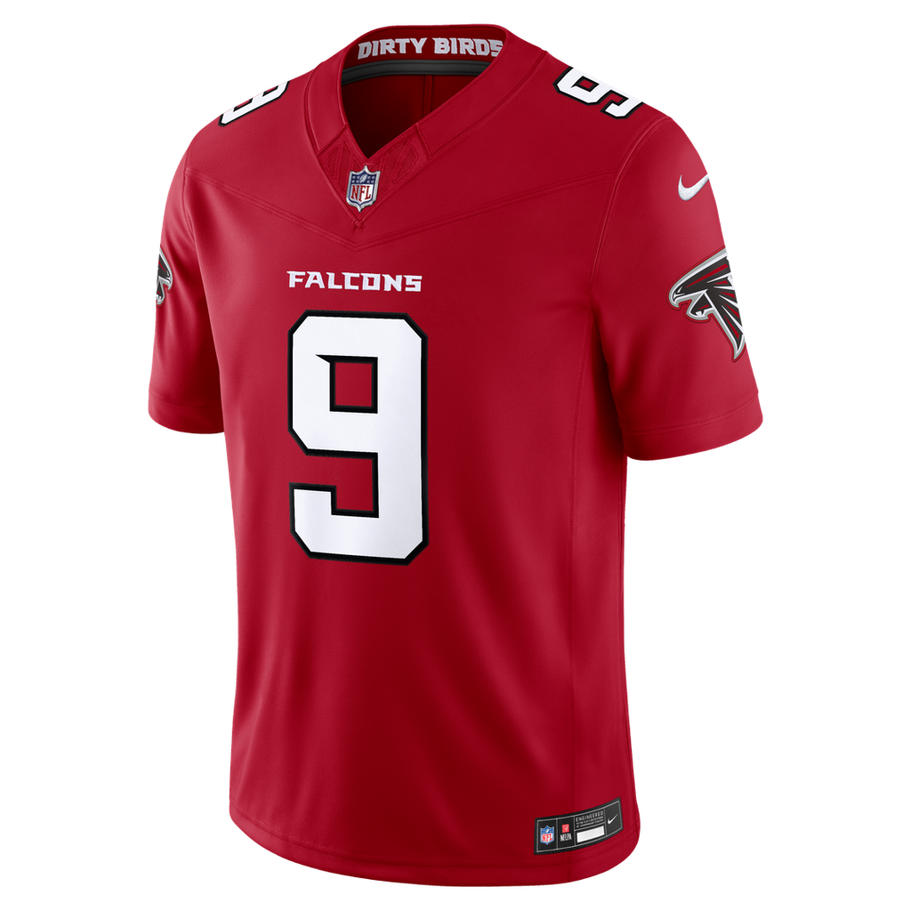 Atlanta Falcons Michael Penix Jr. Nike Red Team Vapor F.U.S.E. Stitched Limited Jersey