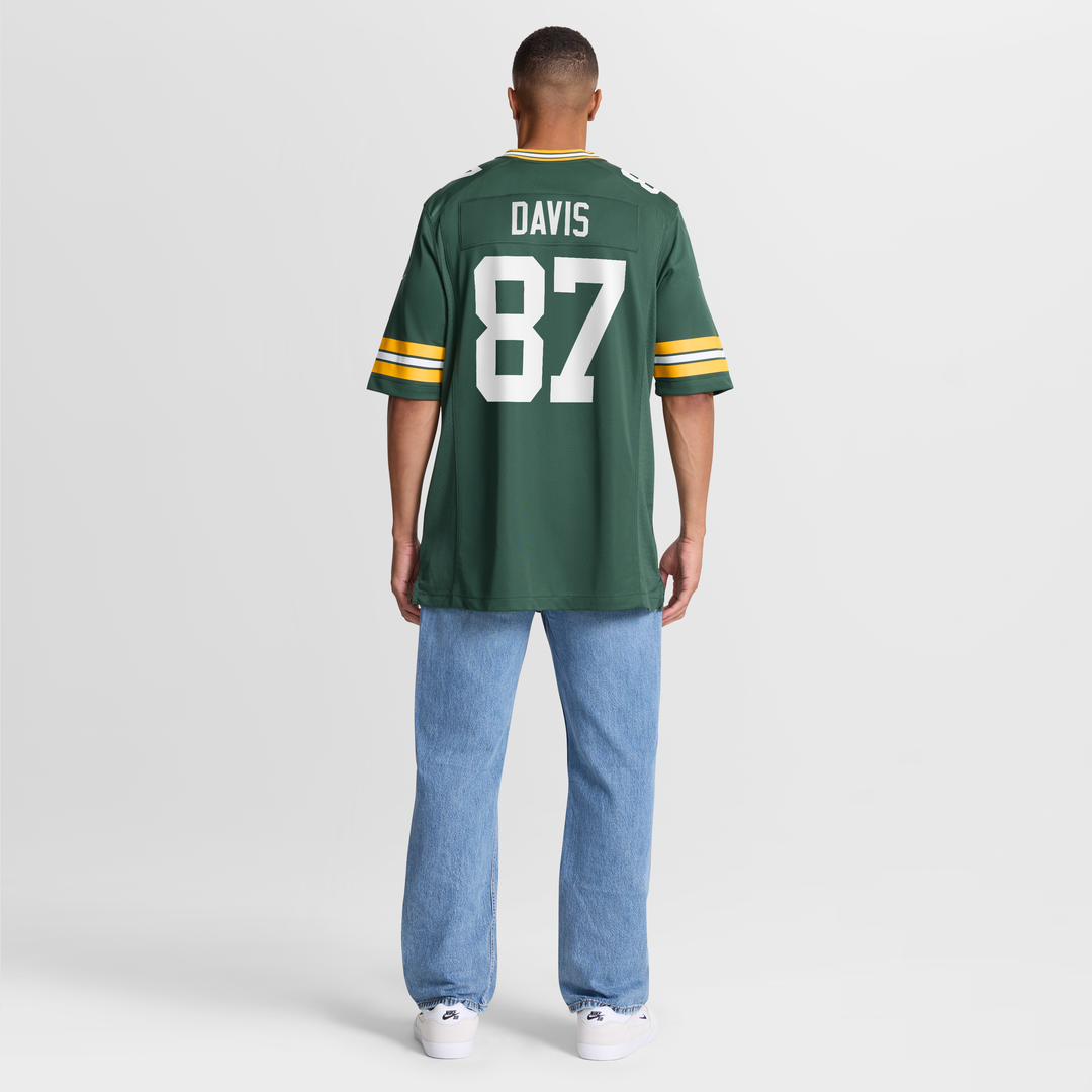 Green Bay Packers Willie Davis Nike Green Game Retired Player Jersey