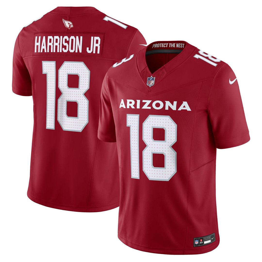 Arizona Cardinals Marvin Harrison Jr. Nike Cardinal Vapor F.U.S.E. Limited Jersey