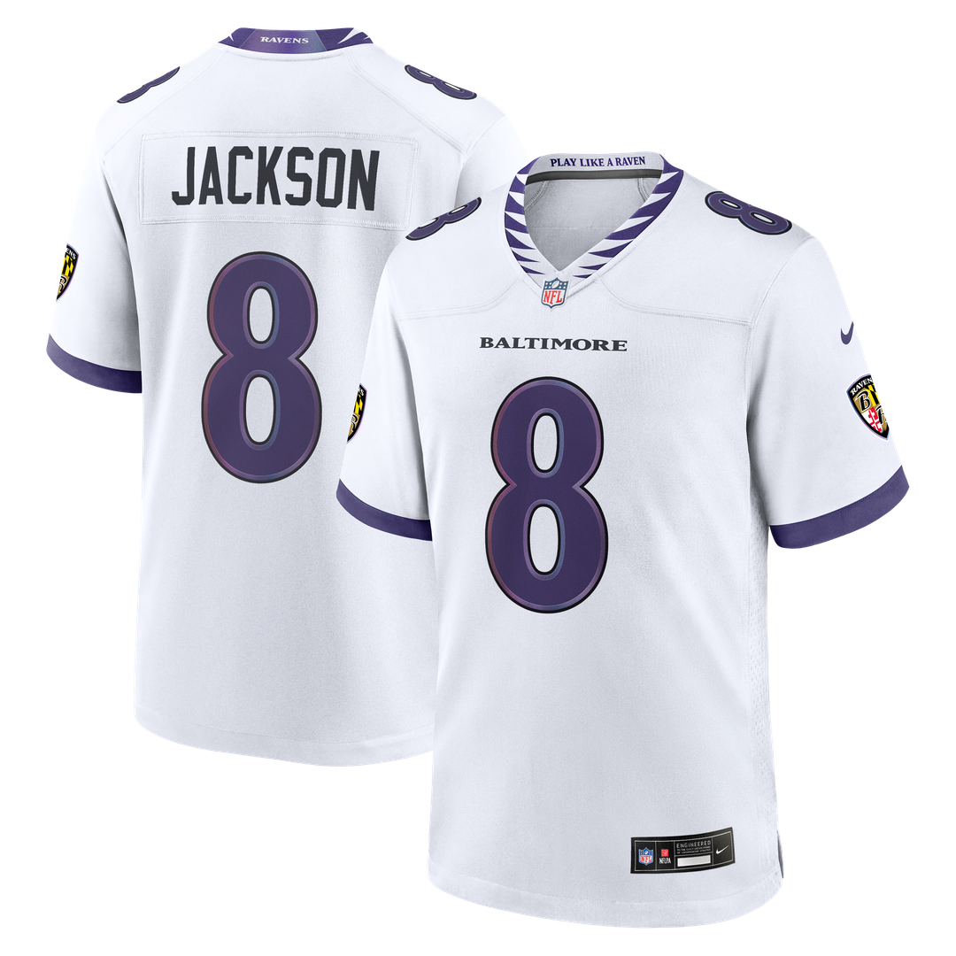 Baltimore Ravens Lamar Jackson Nike Black Alternate Game Jersey