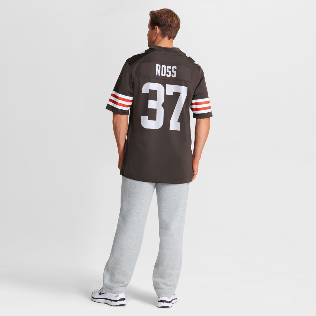 Cleveland Browns D'Angelo Ross Nike Brown Team Game Jersey