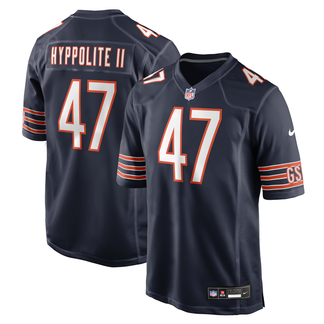Chicago Bears Ruben Hyppolite II Nike Navy Team Game Jersey