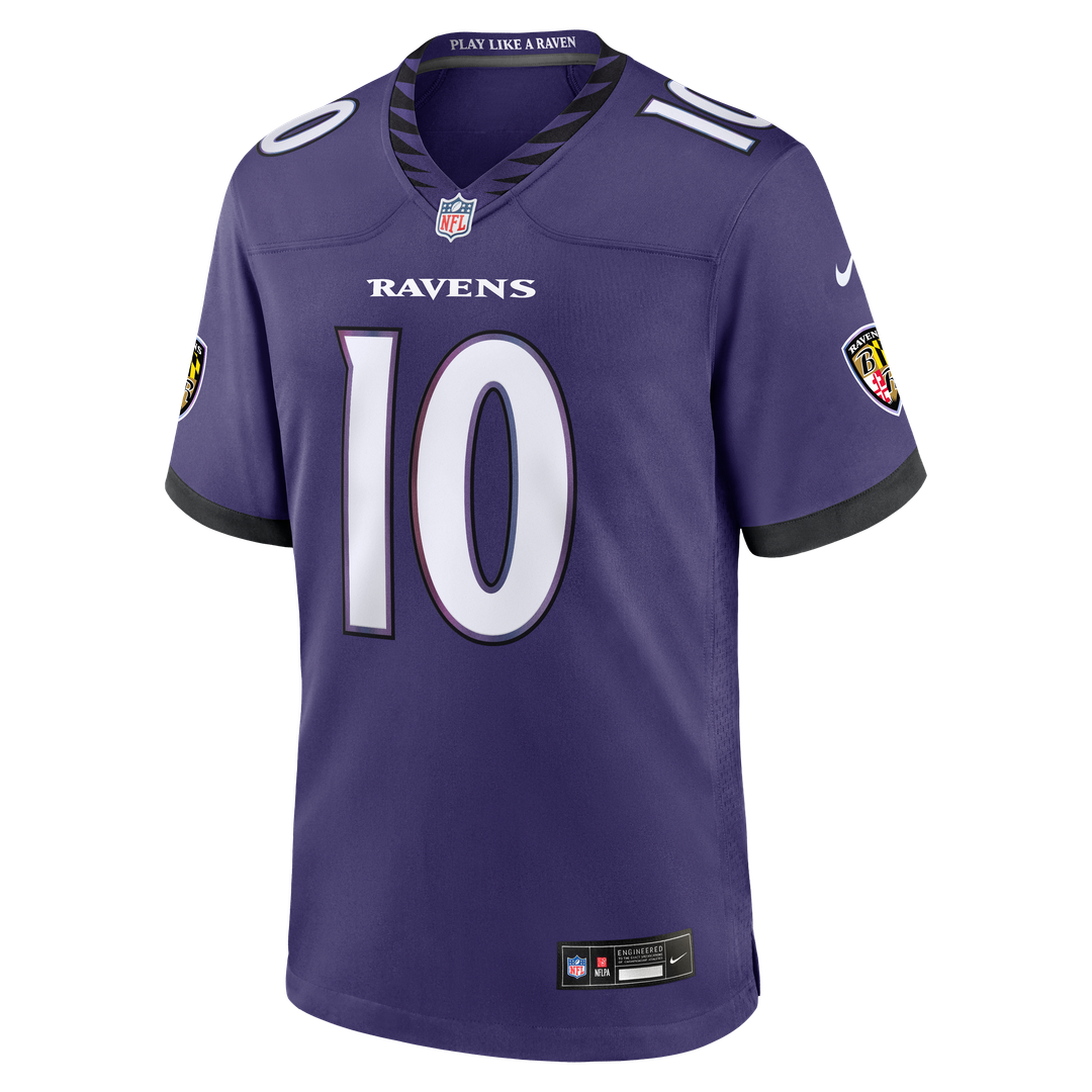 Baltimore Ravens LaJohntay Wester Nike Purple Team Game Jersey