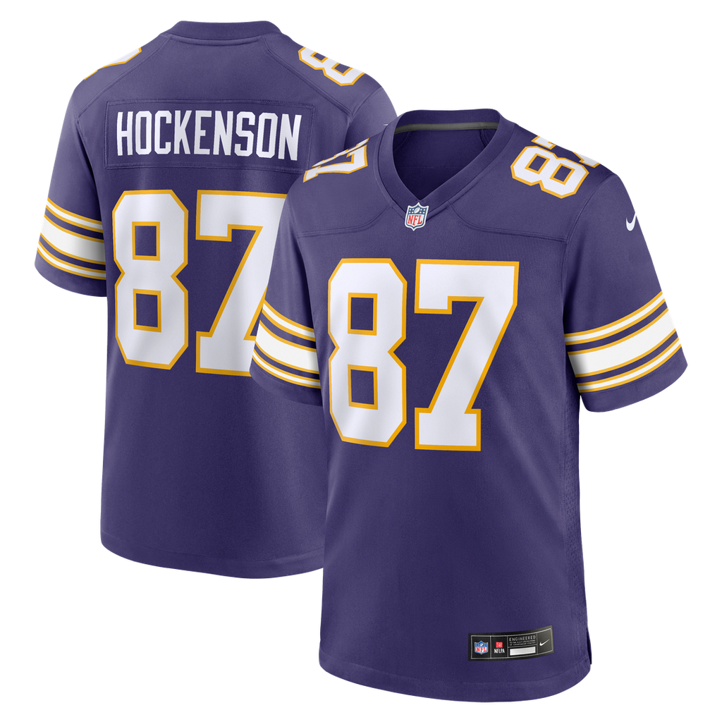 Minnesota Vikings T.J. Hockenson Nike Purple Classic Player Game Jersey