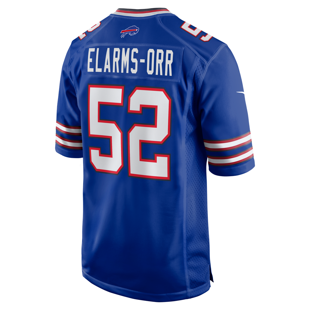 Buffalo Bills Kaleb Elarms-Orr Nike Royal Team Game Jersey