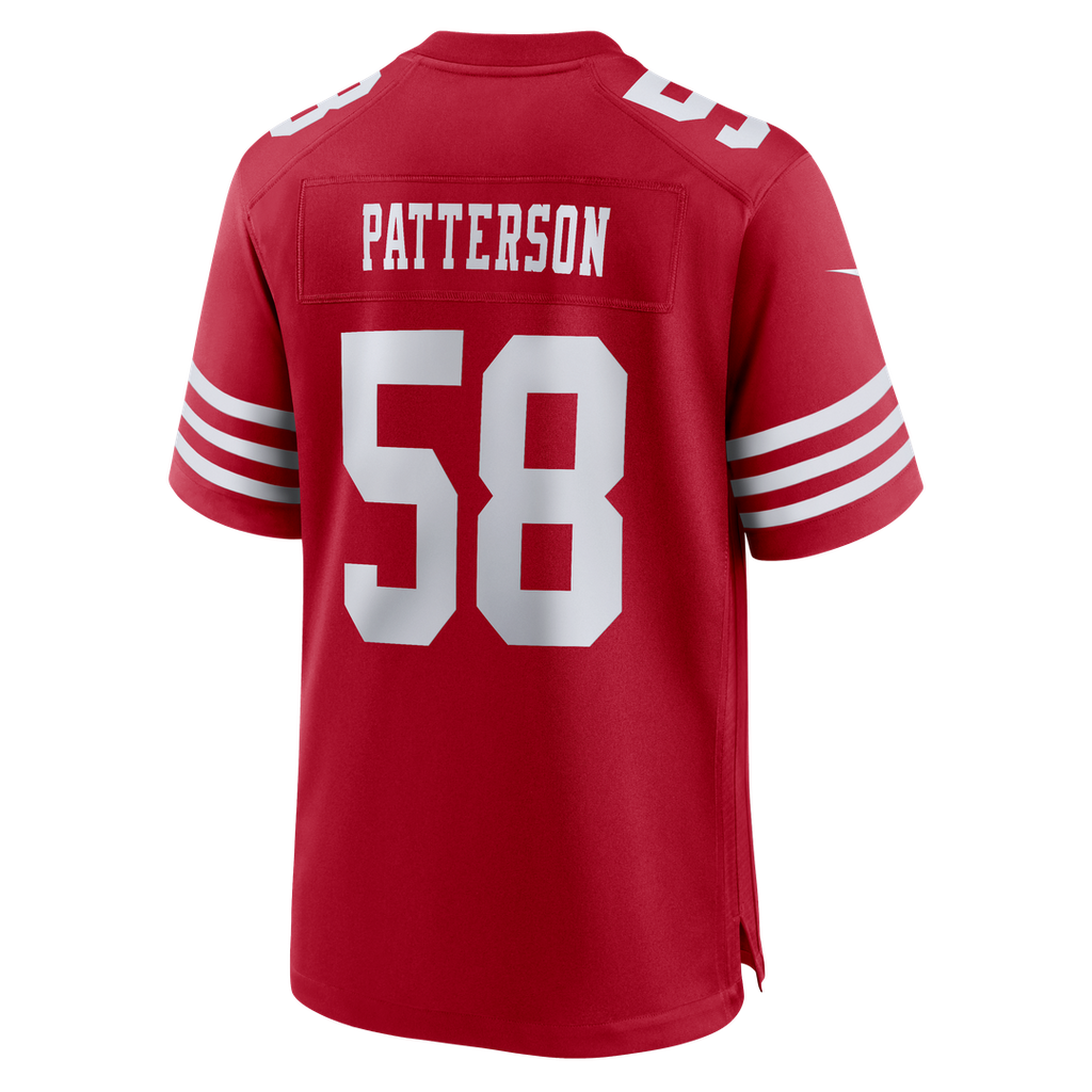 San Francisco 49ers Jarrett Patterson Nike Scarlet Team Game Jersey