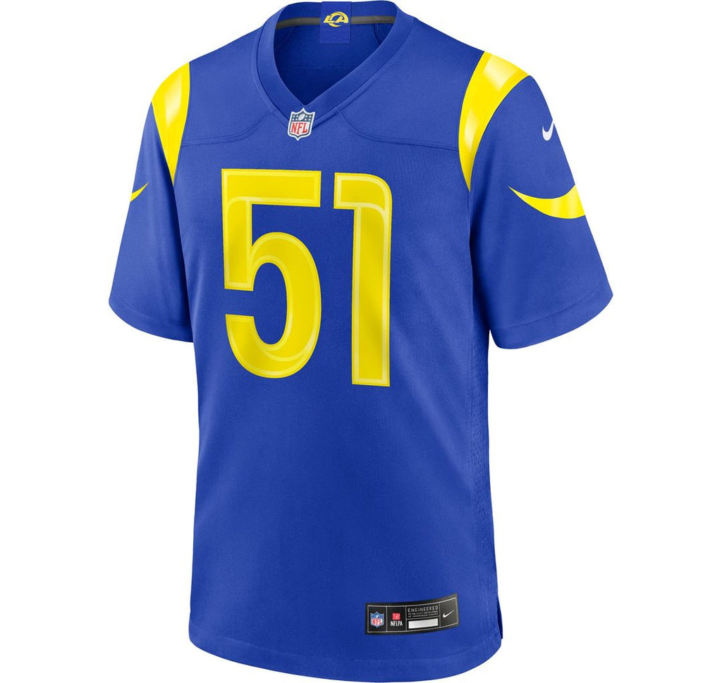 Los Angeles Rams Eddie Walls III Nike Royal Game Jersey