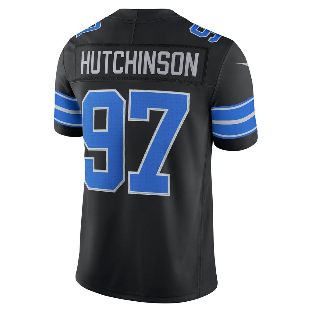 Detroit Lions Aidan Hutchinson Nike Blue Team Vapor F.U.S.E. Stitched Limited Jersey