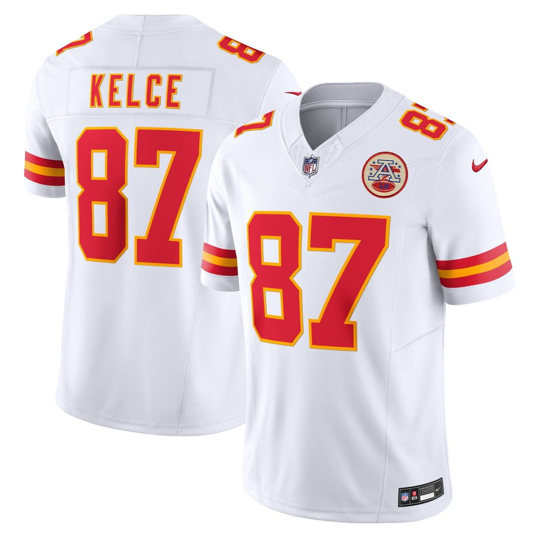 Kansas City Chiefs Travis Kelce Nike Red Vapor F.U.S.E. Limited Jersey