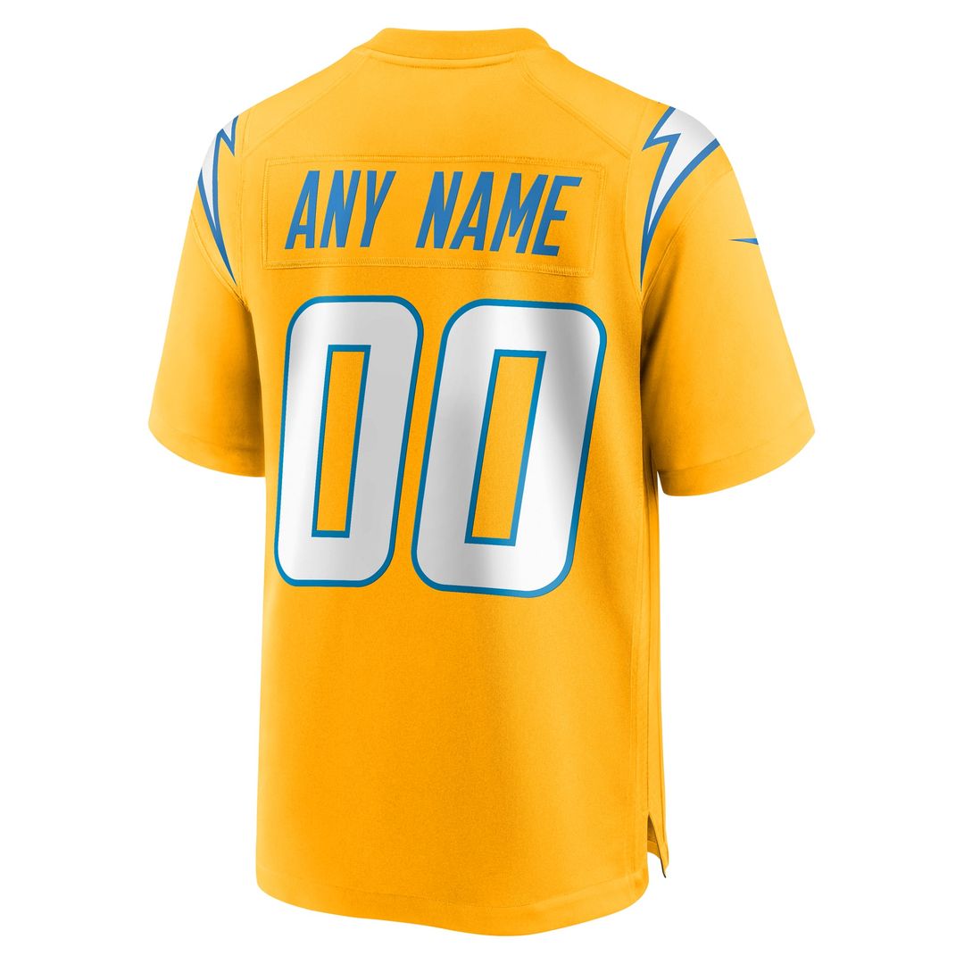 Los Angeles Chargers Nike Navy Alternate Super Chargers Game Custom Jersey