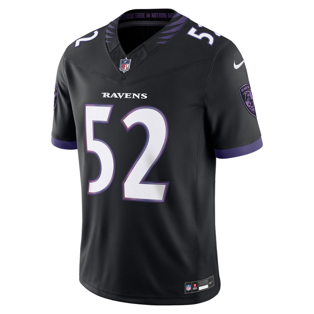 Baltimore Ravens Ray Lewis Nike Black Alternate Vapor F.U.S.E. Stitched Retired Player Limited Jersey