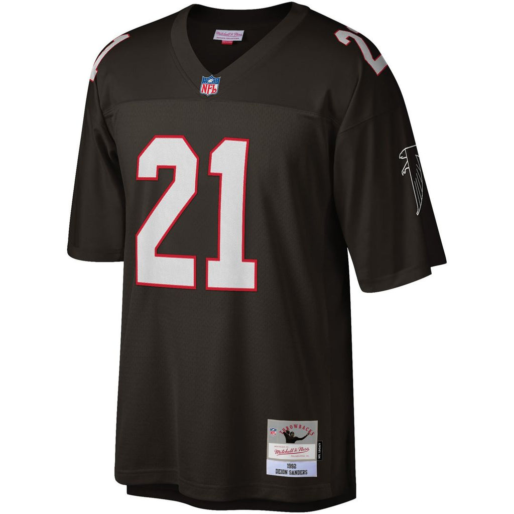 Atlanta Falcons Deion Sanders Mitchell & Ness Red Legacy Replica Jersey