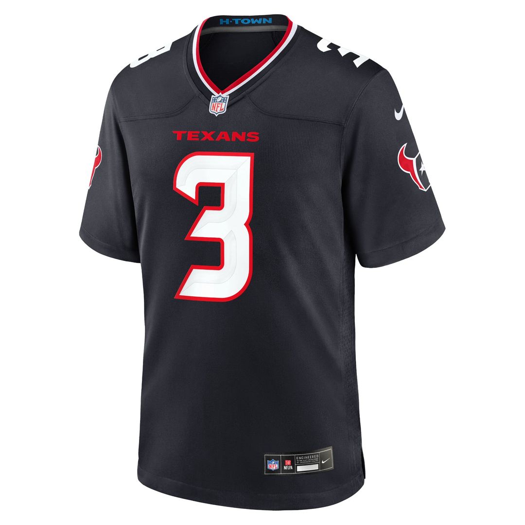 Houston Texans Tank Dell Nike Red Alternate Game Jersey