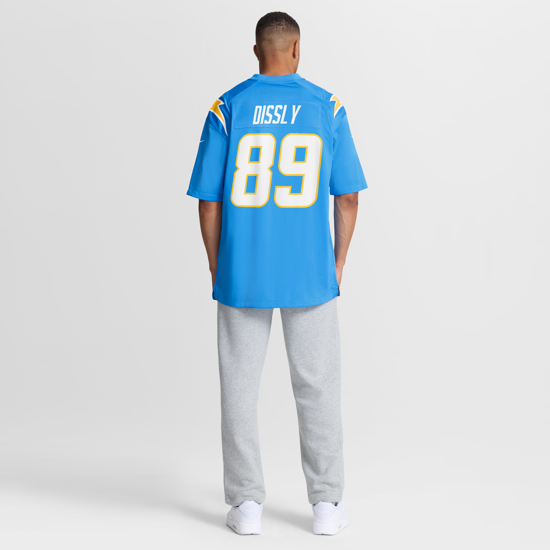 Los Angeles Chargers Will Dissly Nike Powder Blue Team Game Jersey