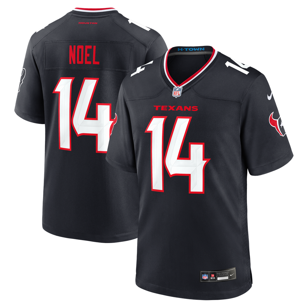 Houston Texans Jaylin Noel Nike Navy Team Game Jersey