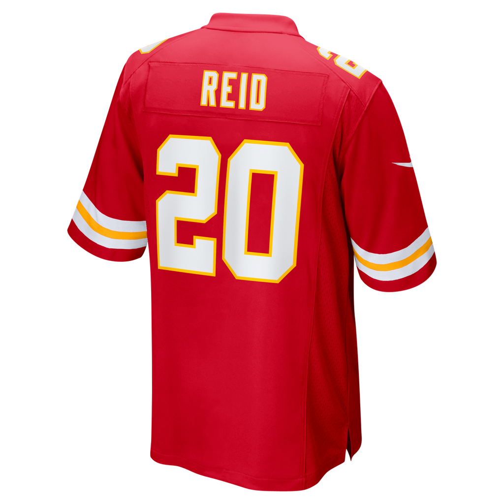 Kansas City Chiefs Justin Reid Nike Red Game Jersey