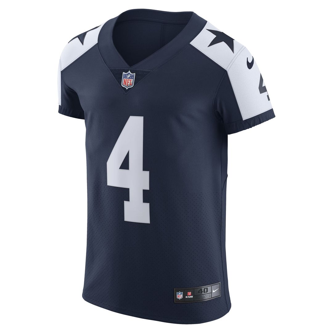 Dallas Cowboys Dak Prescott Nike Navy Alternate Vapor Elite Player Jersey