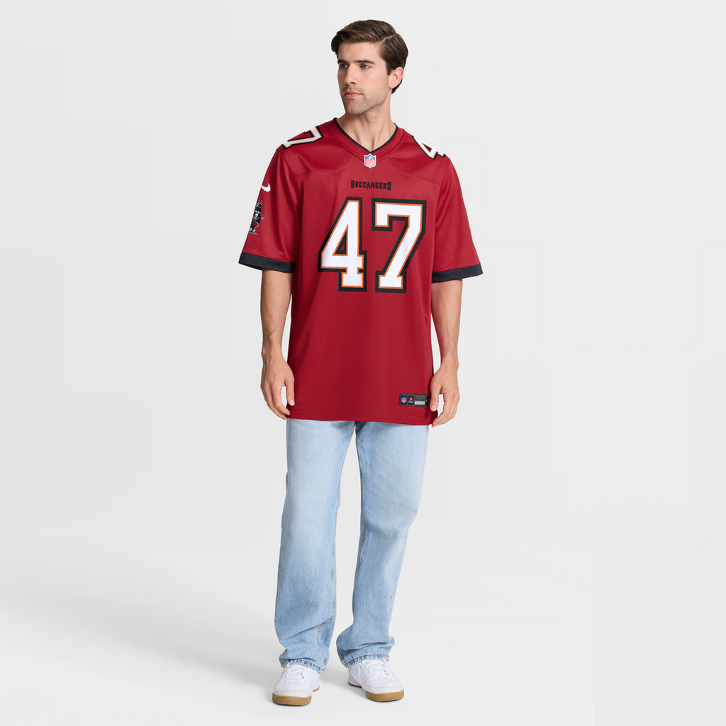 Tampa Bay Buccaneers John Lynch Nike Red Game Retired Player Jersey