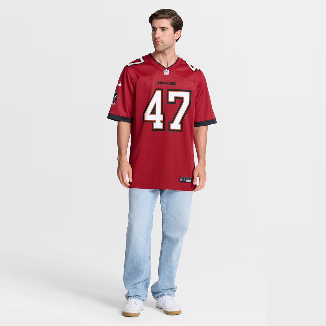 Tampa Bay Buccaneers John Lynch Nike Red Game Retired Player Jersey