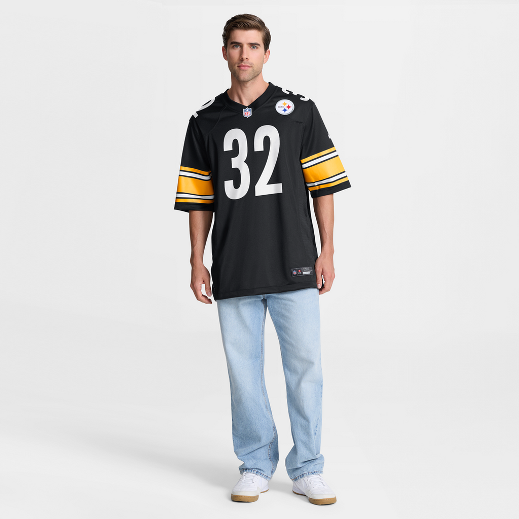 Pittsburgh Steelers Franco Harris Nike Black Game Retired Player Jersey
