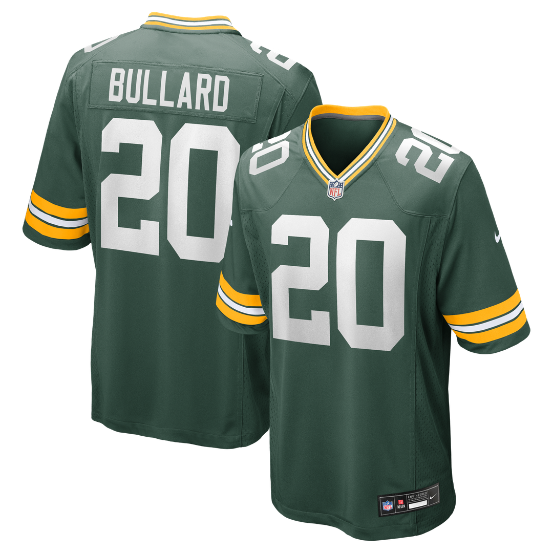 Green Bay Packers Javon Bullard Nike Green Game Jersey