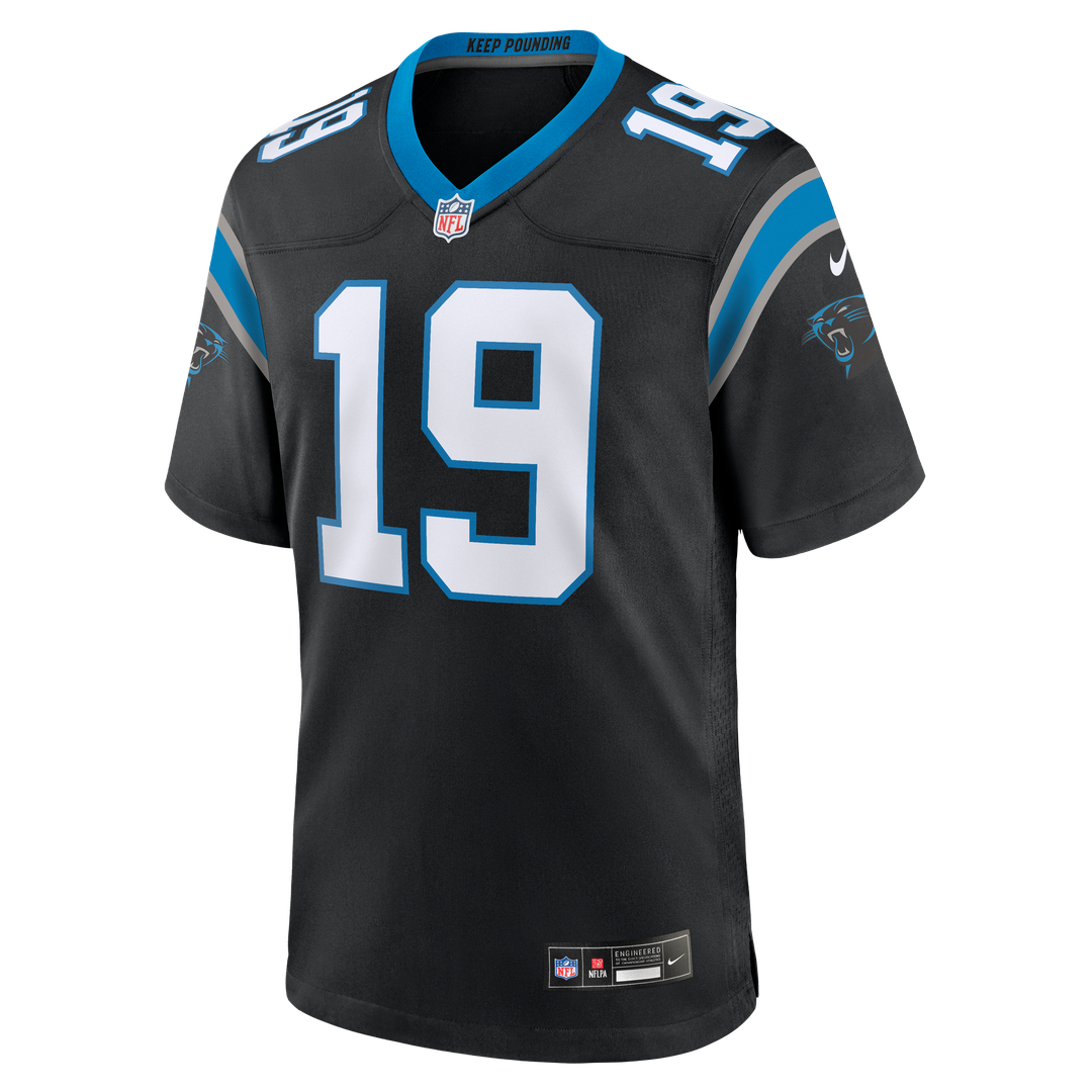 Carolina Panthers Chris Brazzell II Nike Black Team Game Jersey
