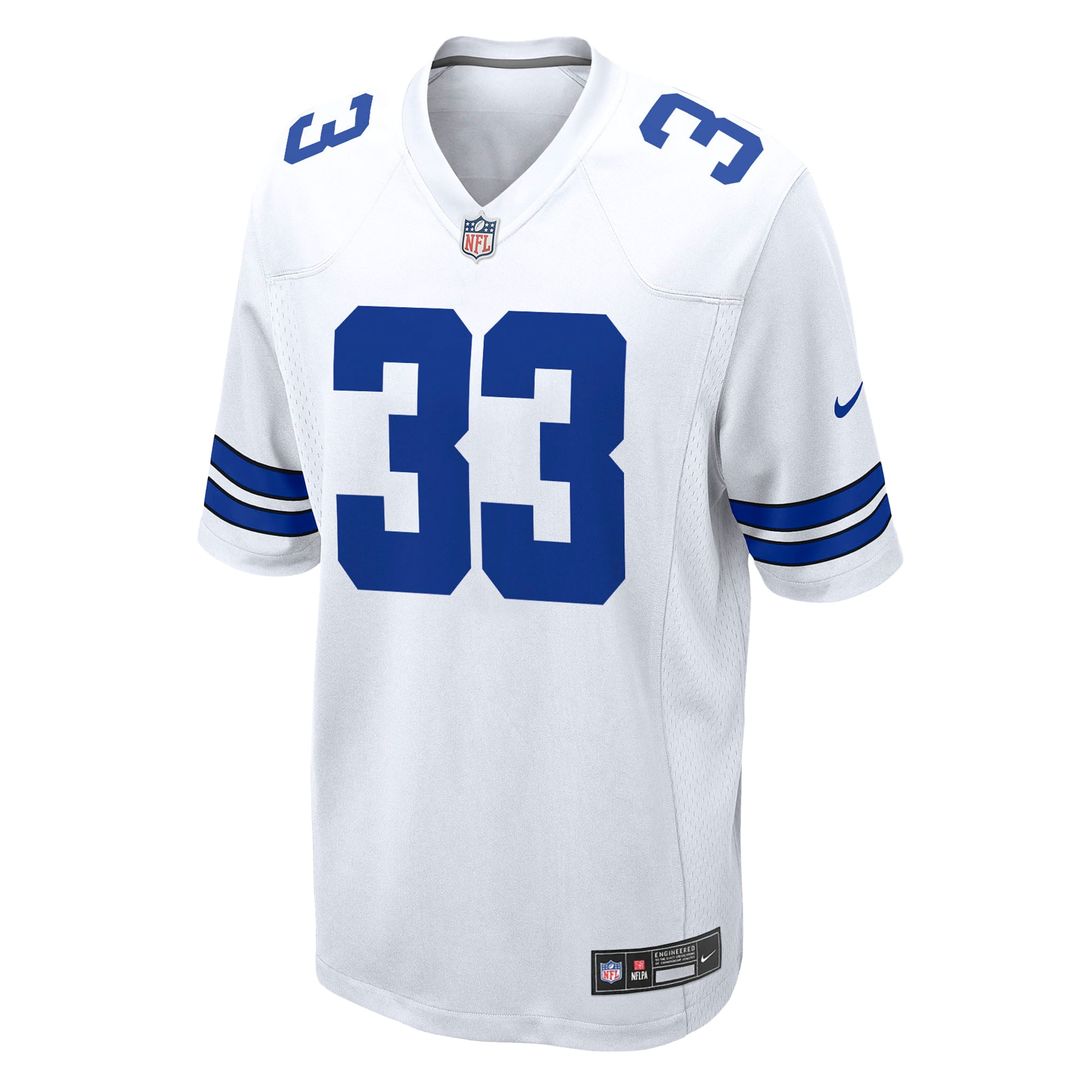 Dallas Cowboys Javonte Williams Nike White Game Jersey